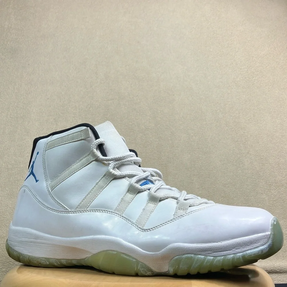 Nike Air Jordan 11 Legend Blue 2014‎ Sneaker Shoes 378037-117 Men’s size 14